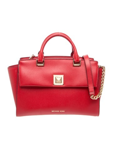 Saffiano Leather Top Handle Bag