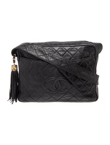 Quilted CC Tassel Camera Bag