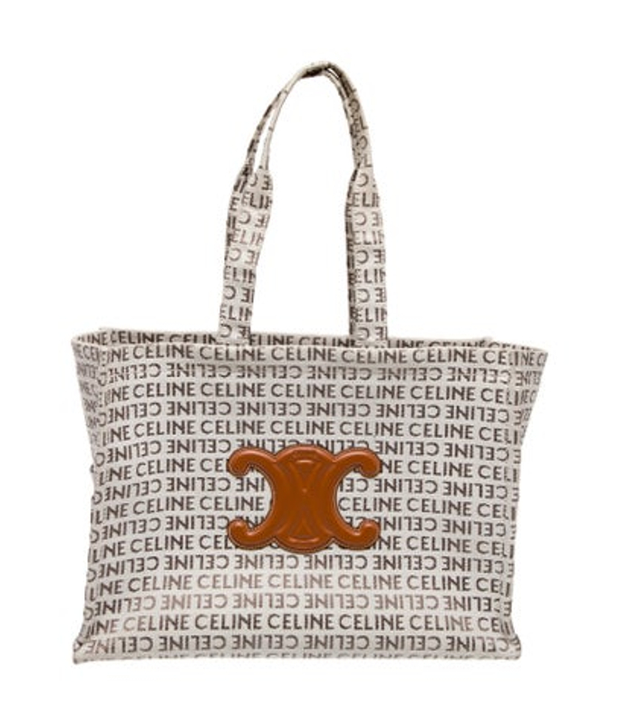Celine Canvas Cabas Thais Tote Large