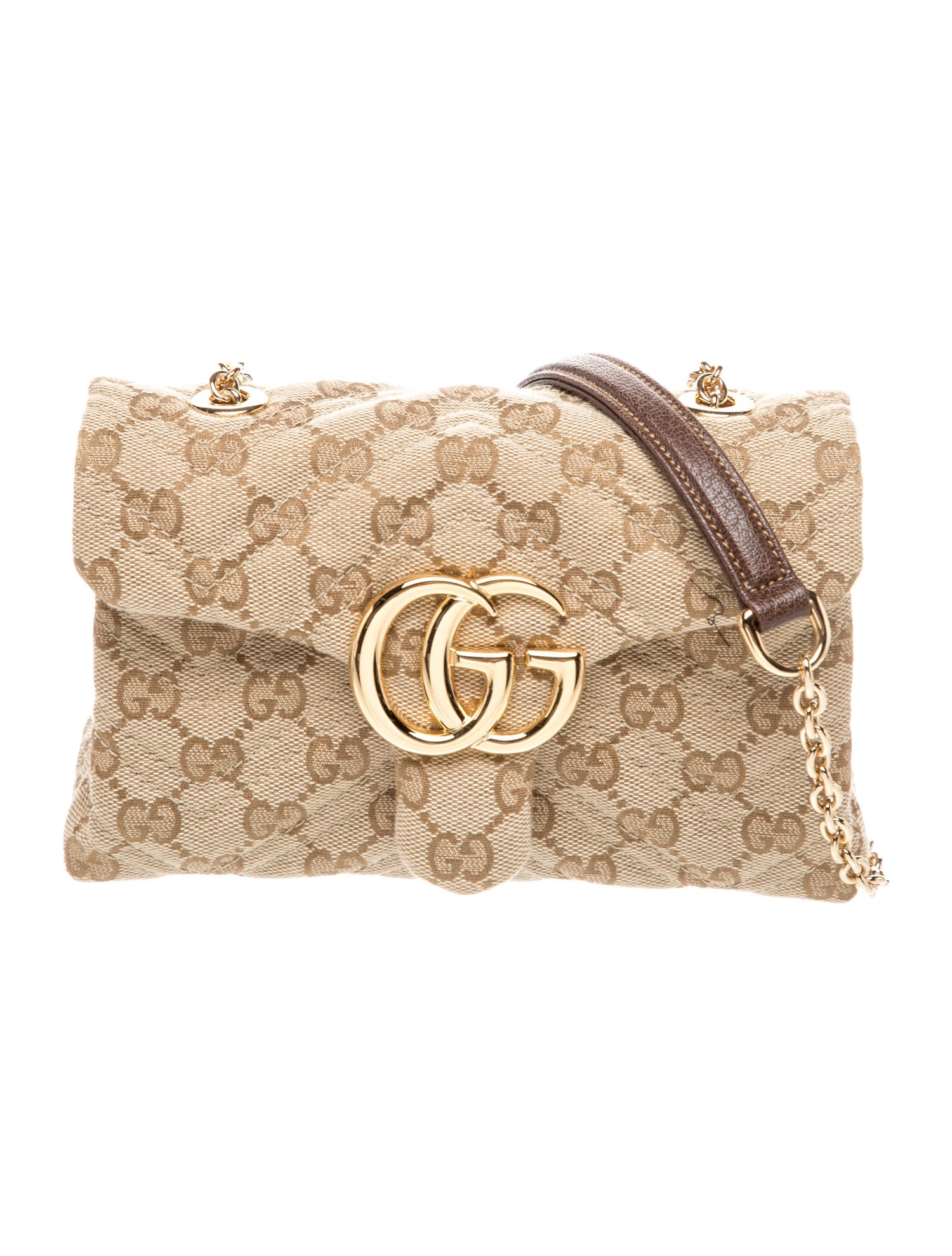 GG Canvas Marmont Small