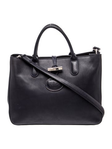 Leather Top Handle Bag