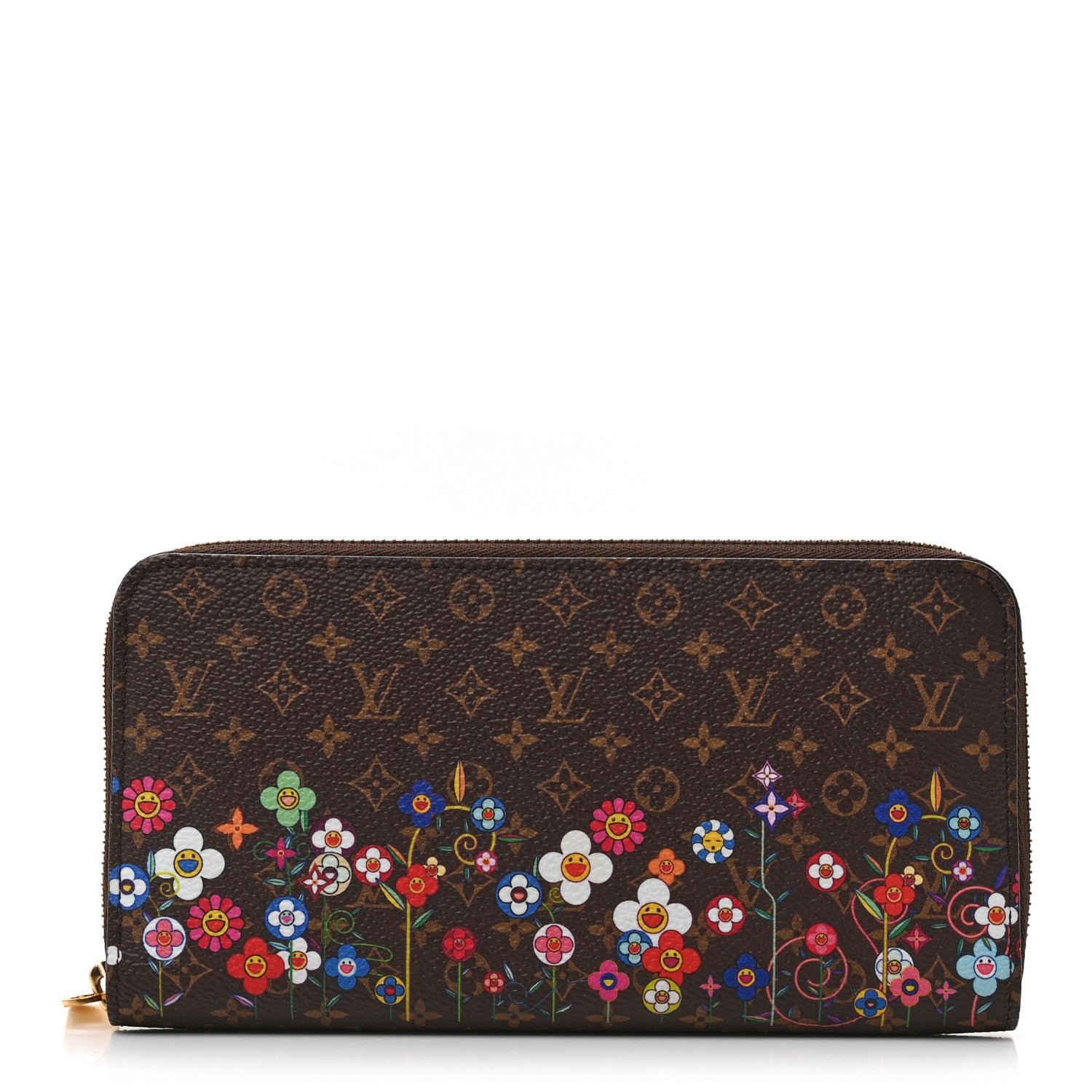 Louis Vuitton LV X TM Monogram Flowers Zippy Wallet