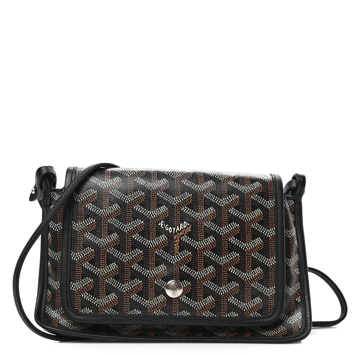 Goyard Goyardine Plumet Wallet Clutch Black