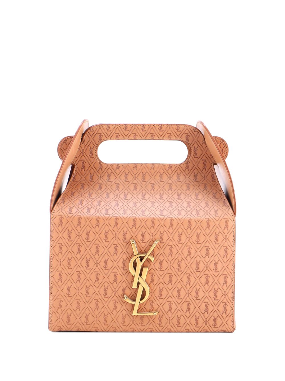 Take-Away Box Bag Monogram All Over Leather satchel
