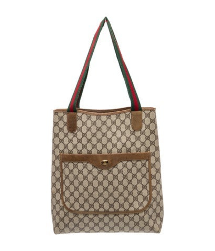 Gucci Gg Supreme Coated Canvas Tote Bag