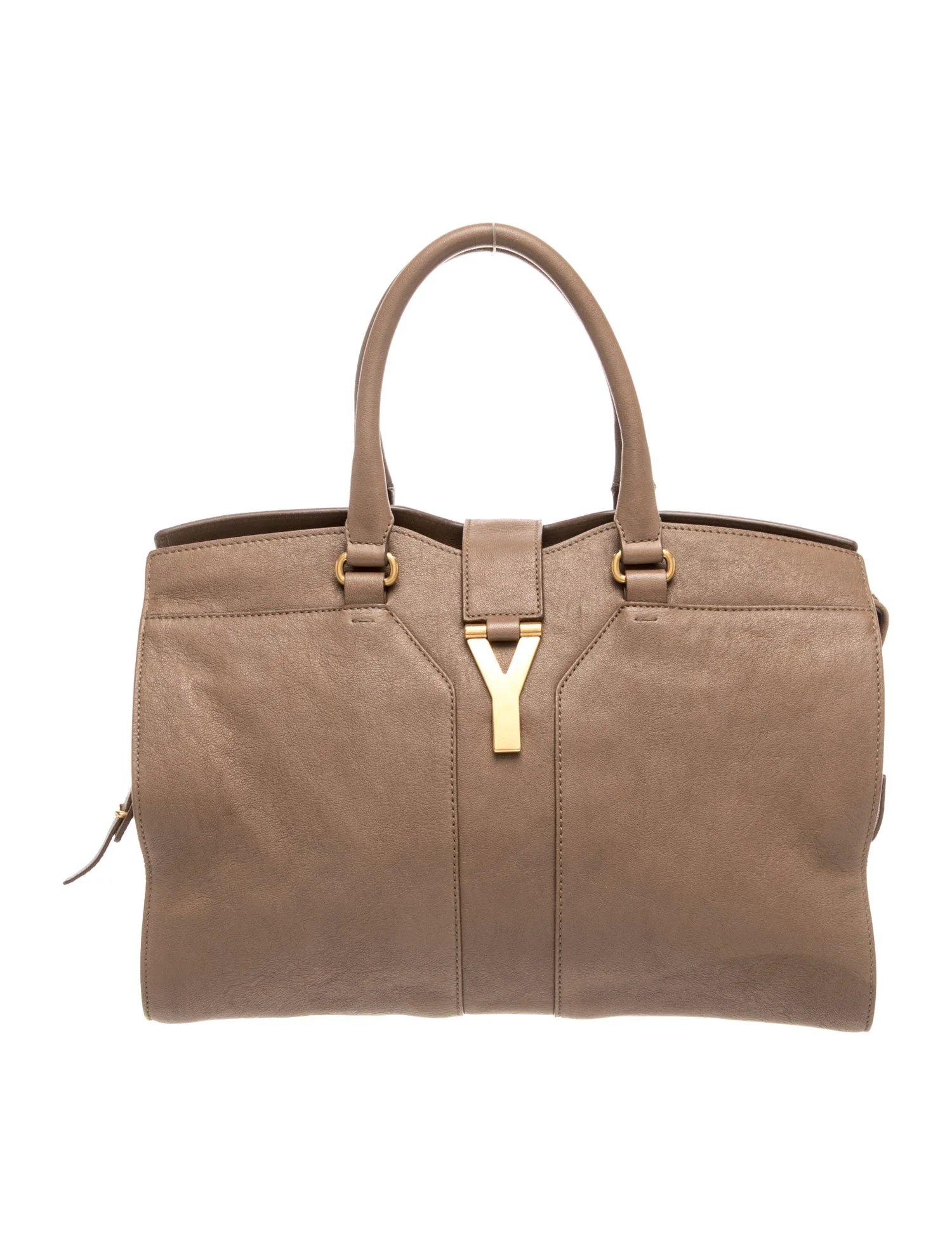 Leather Top Handle Bag Small