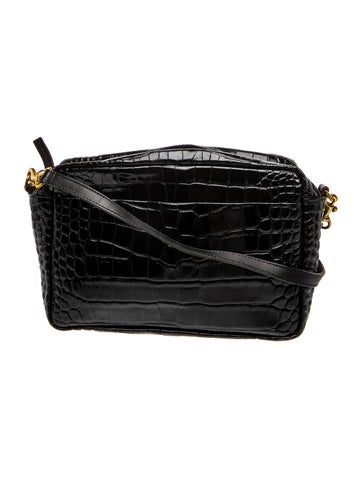 Embossed Leather Shoulder Bag