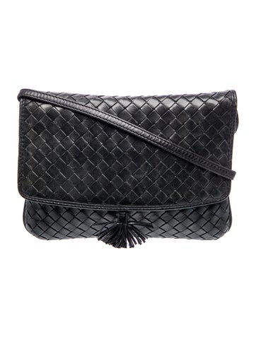 Intrecciato Crossbody Bag Small Vintage