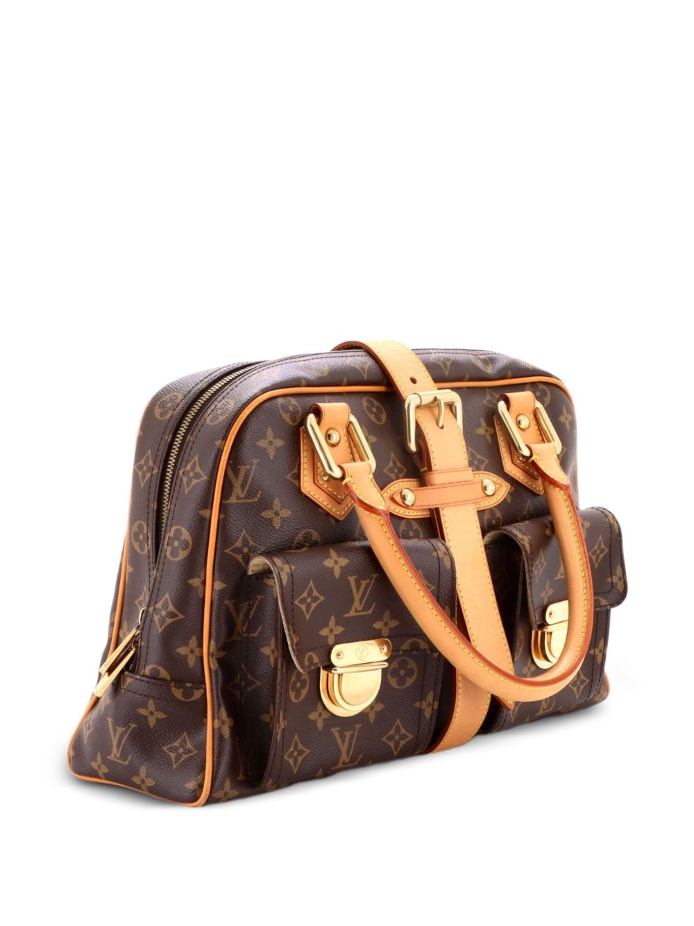Manhattan Handbag Monogram Canvas GM satchel