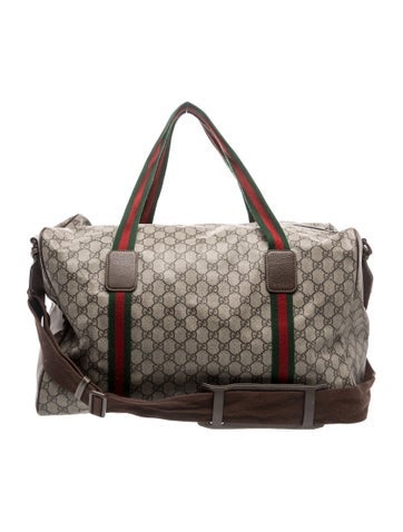 GG Canvas Duffle Bag Medium