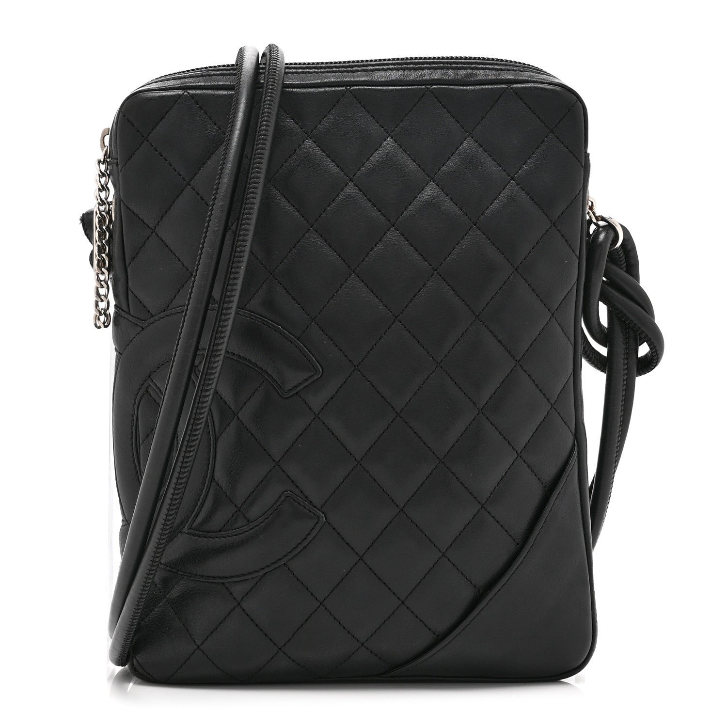 Chanel Calfskin Quilted Medium Cambon Messenger Black