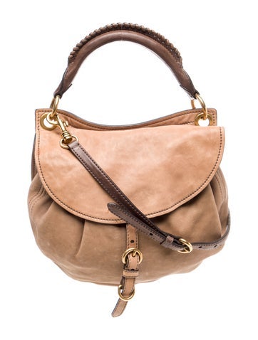 Miu Miu Leather Top Handle Bag