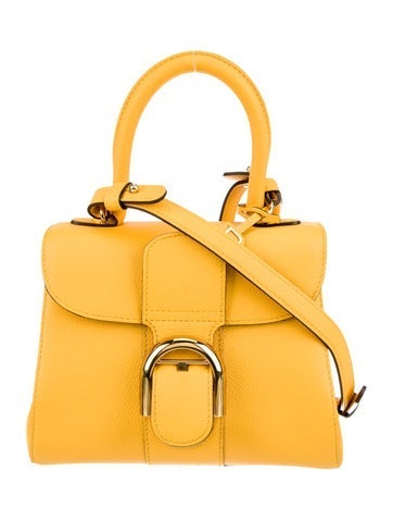 Delvaux Leather Top Handle Bag Mini