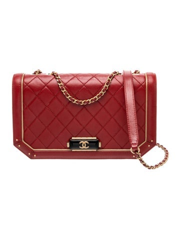 Octagon CC Clasp Flap Bag