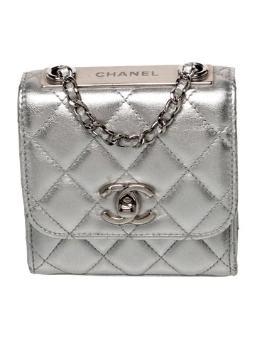 Trendy Micro Clutch w/Chain