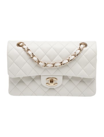 Quilted Caviar Classic Small Double Flap Bag