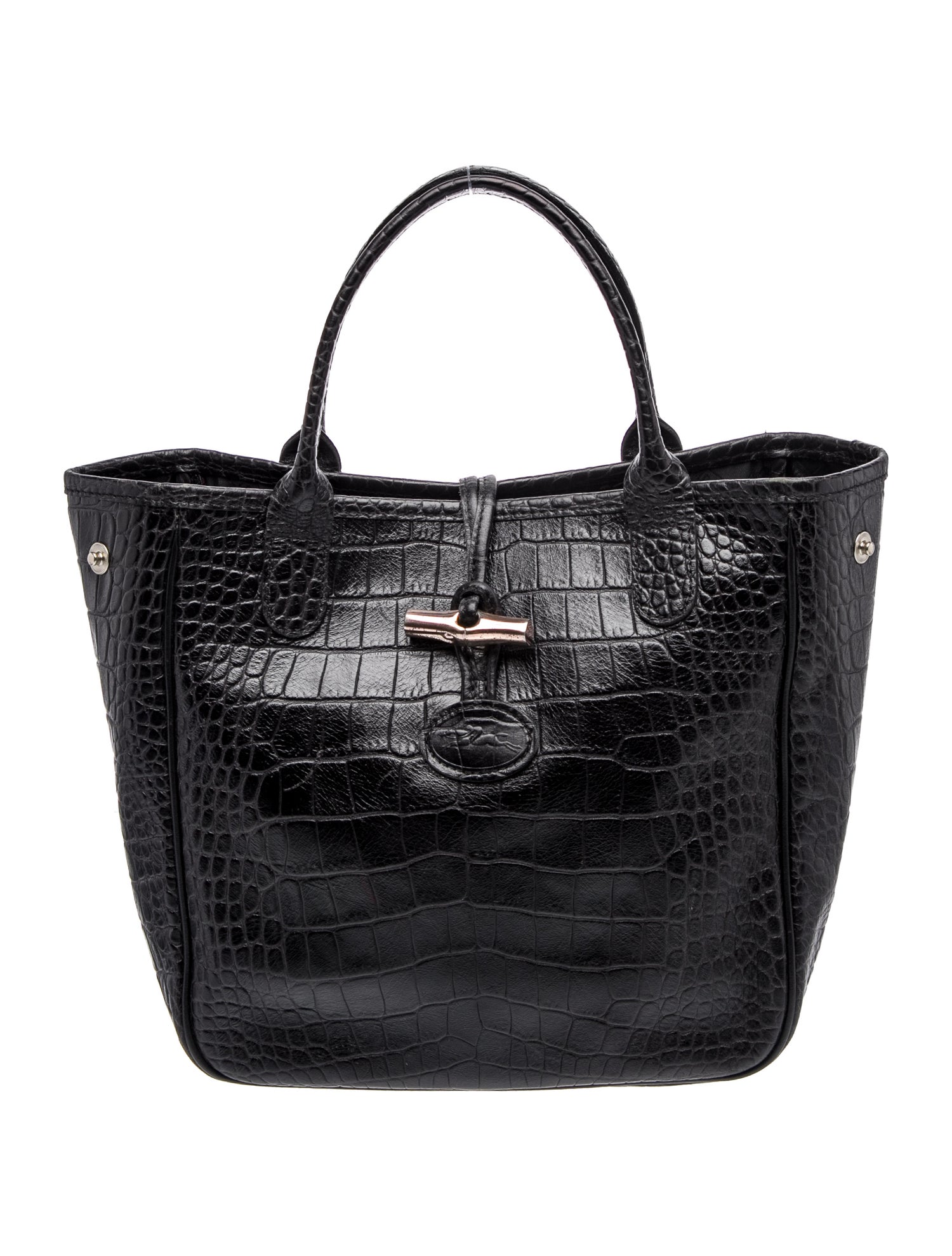 Embossed Leather Tote