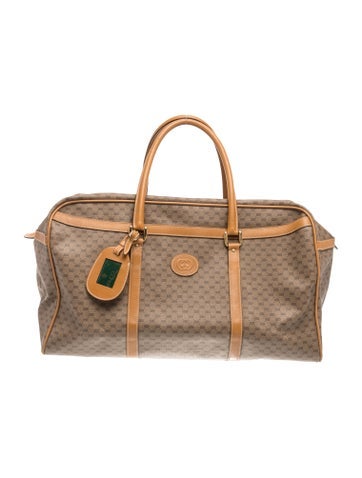 Micro GG Monogram Weekender Bag