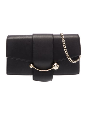 Strathberry Leather Crescent Mini