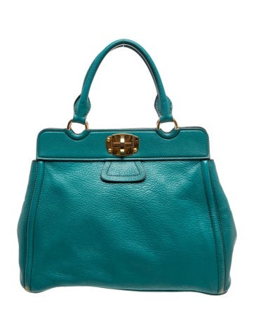 Miu Miu Leather Top Handle Bag