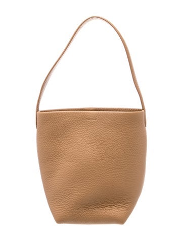 The Row Leather N/S Park Tote Small