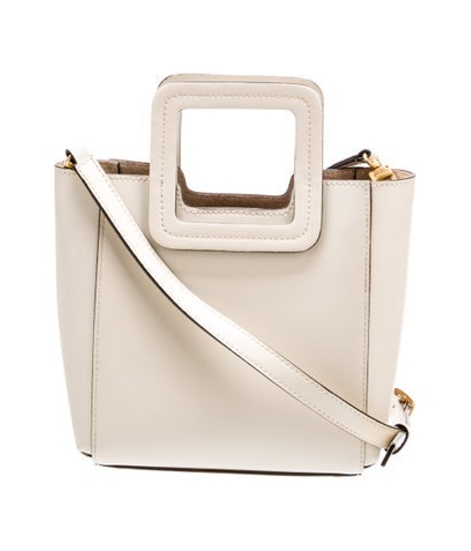 Staud Leather Top Handle Bag