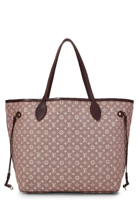 Burgundy Monogram Idylle Neverfull MM