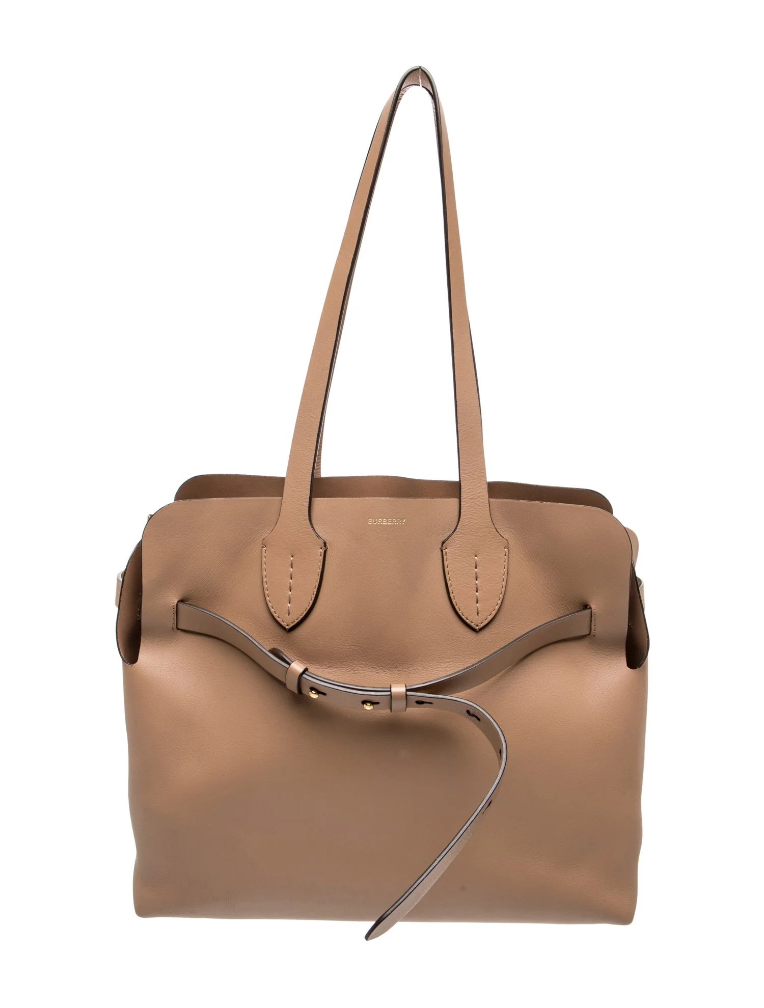 Leather Soft Belt Tote