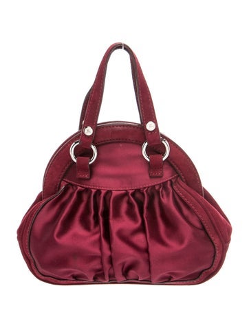Satin Top Handle Bag