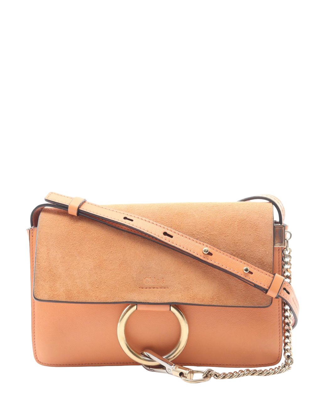 2010-2026 Small Suede and Calfskin Faye crossbody bag
