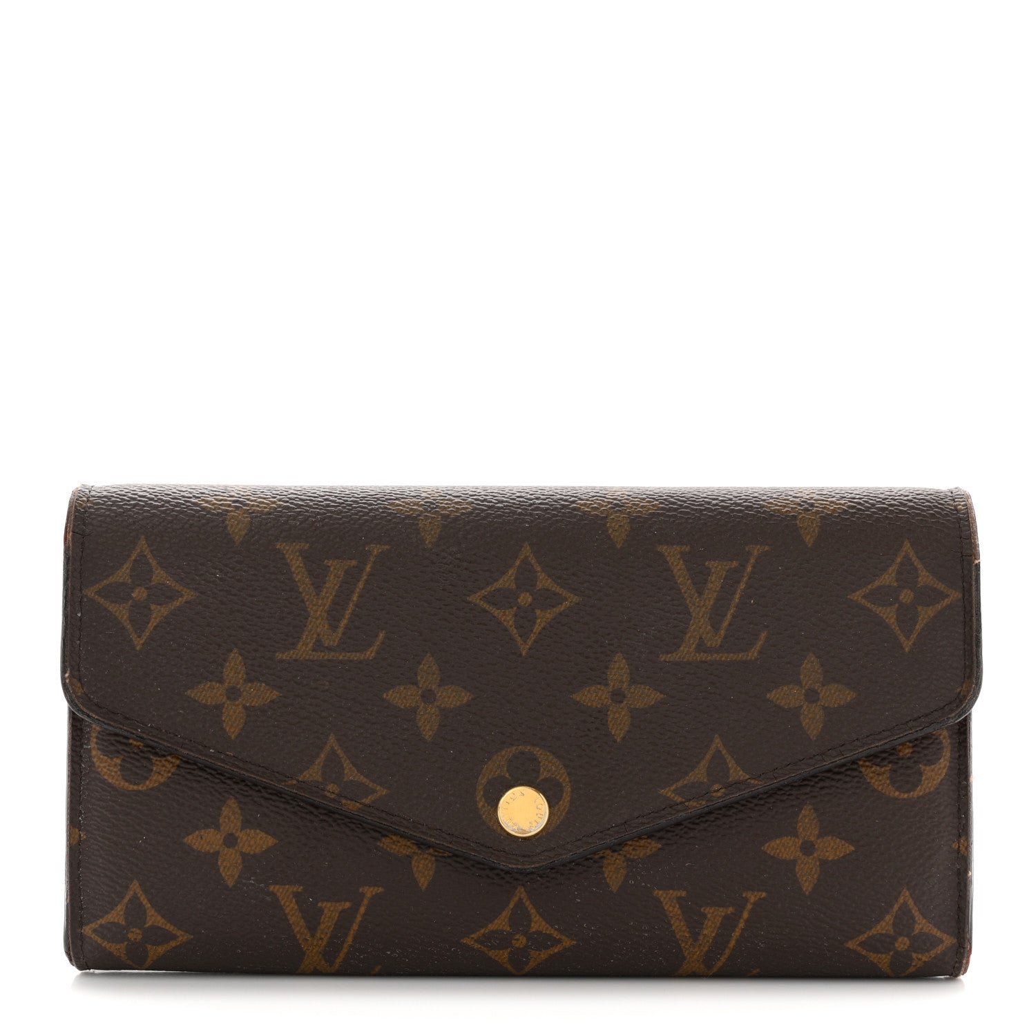 Louis Vuitton Monogram Sarah Wallet NM Coquelicot
