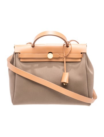 Hermes 2022 Toile Officier & Vache Hunter Herbag Zip 31 w/ Pouch