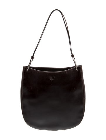 City Calf Leather Shoulder Bag