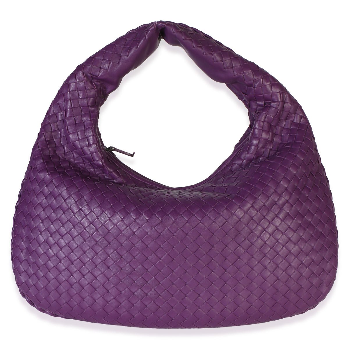 Bottega Veneta Purple Intrecciato Nappa Medium Hobo
