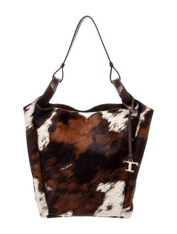 Tod's Ponyhair Bucket Bag