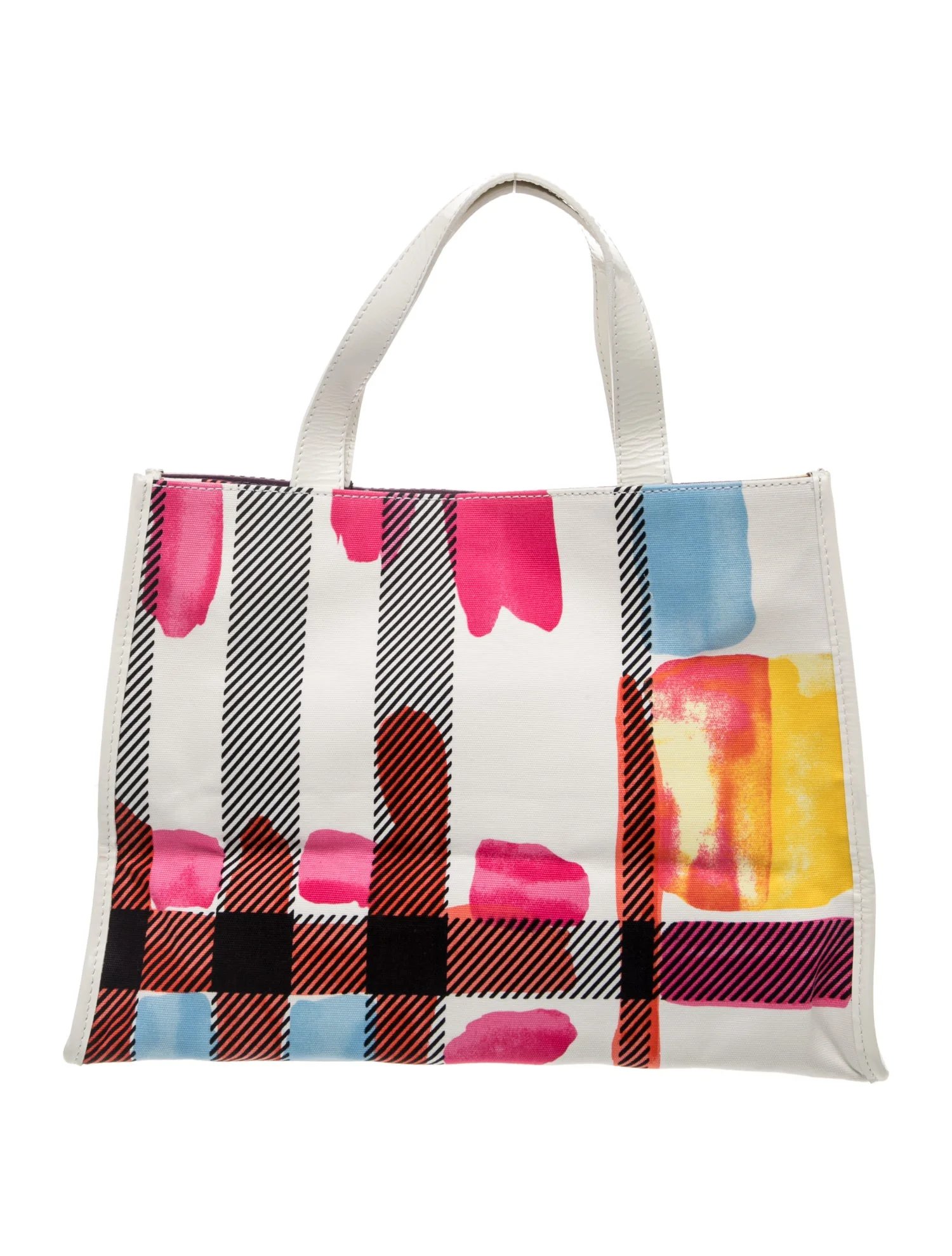 Burberry Canvas Top Handle Bag