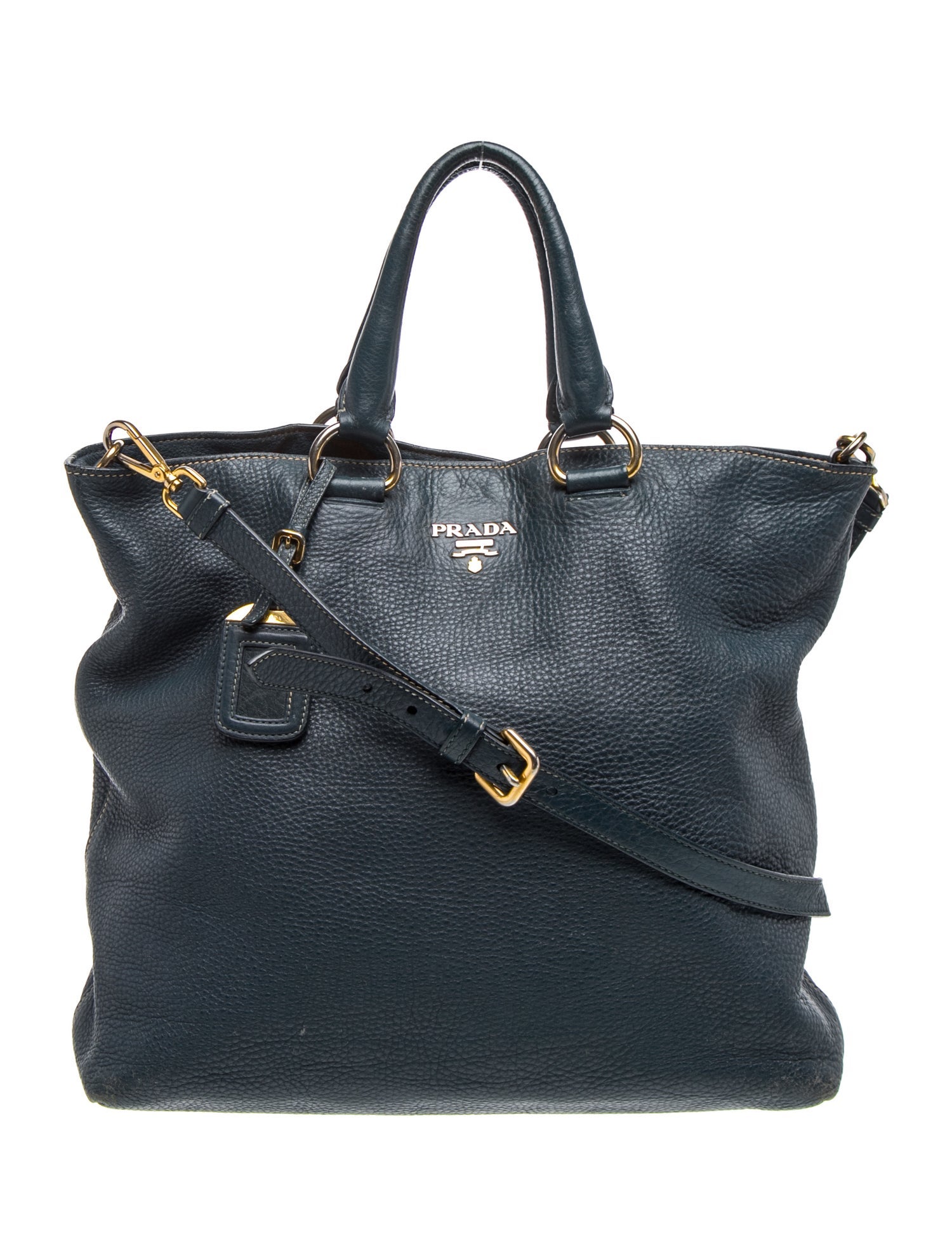Vitello Daino Leather Top Handle Bag