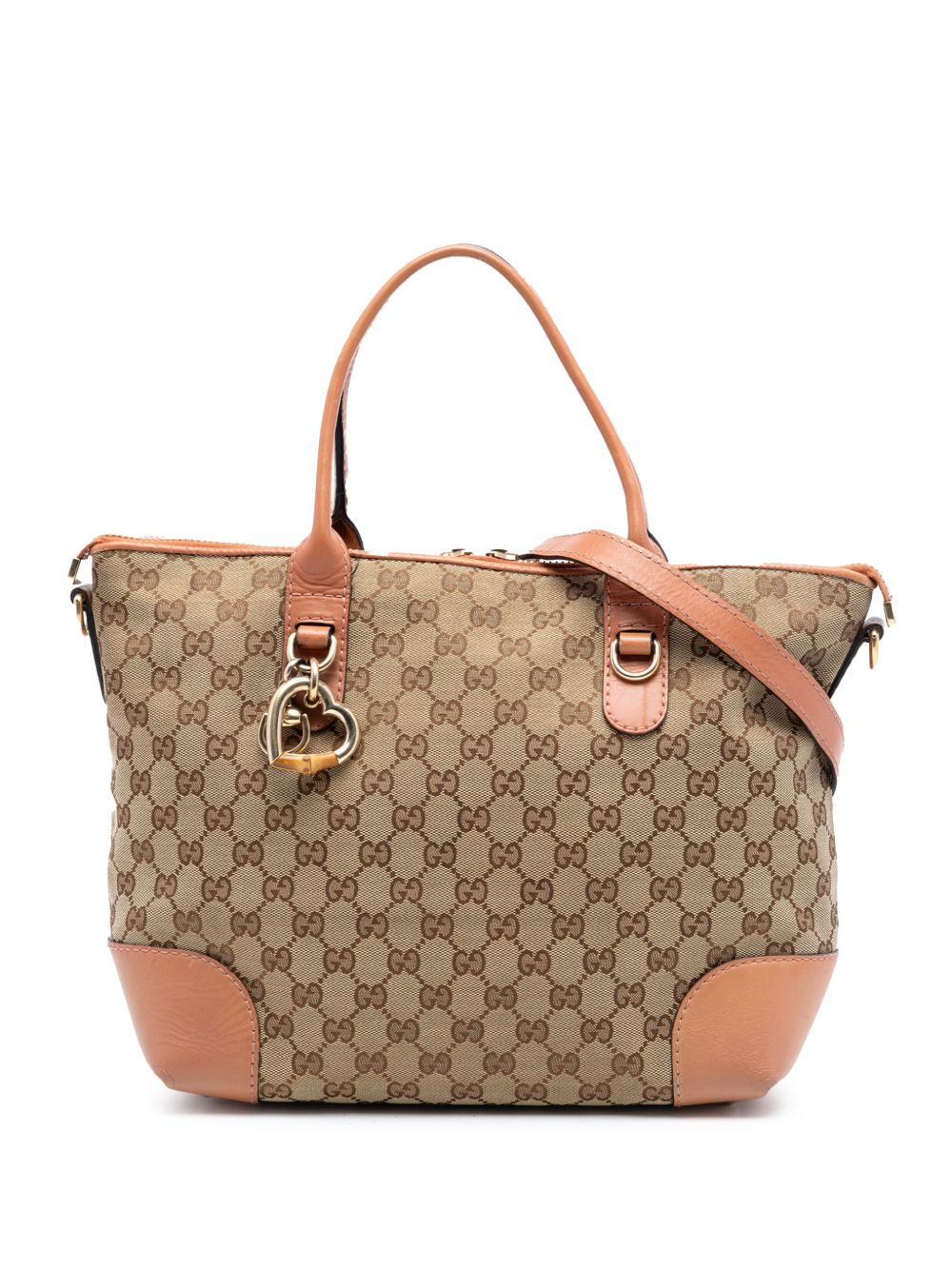 2016-2025 GG Canvas Heart Bit satchel