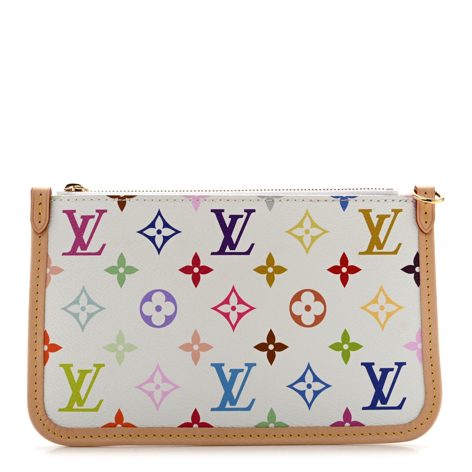 Louis Vuitton LV x TM Monogram Multicolor Carryall PM Pochette White