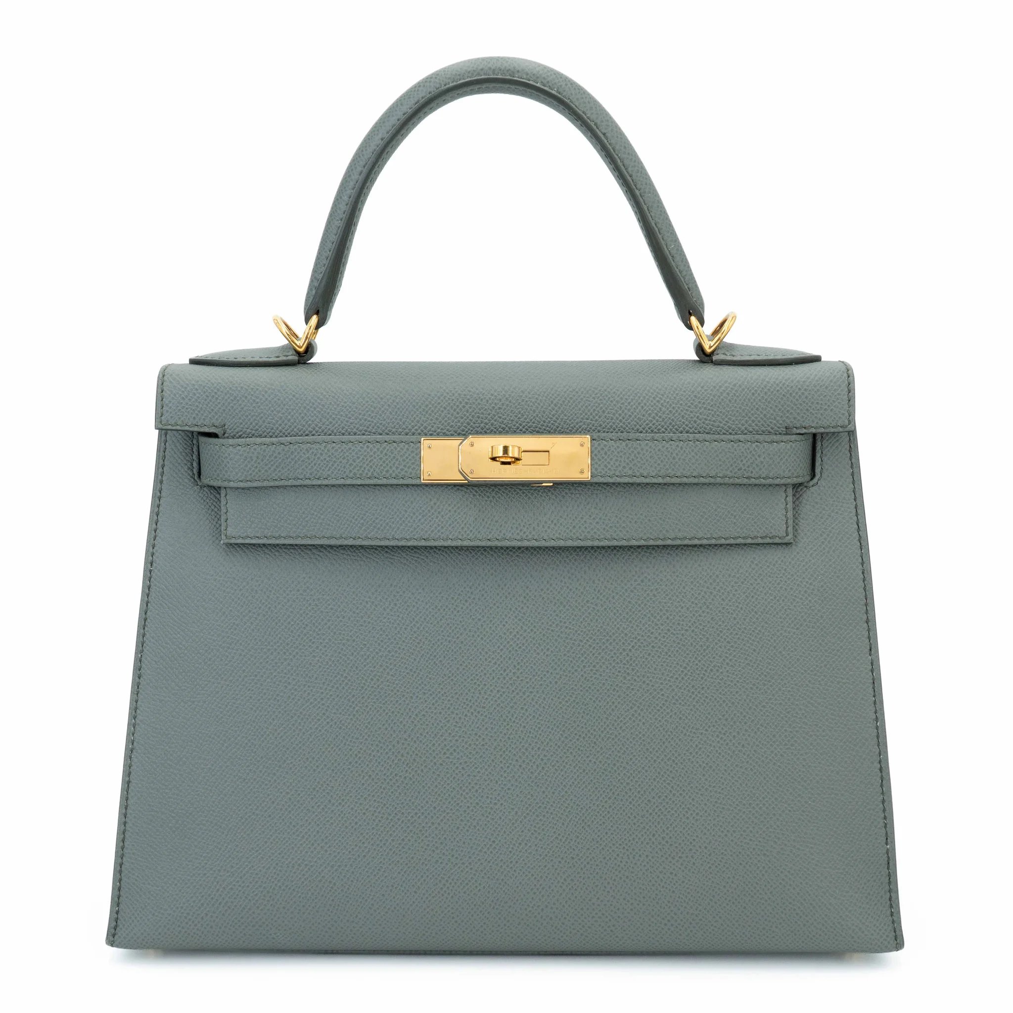 Hermes Kelly 28 Sellier Vert Amande (63) Epsom Gold hardware Y (2020)