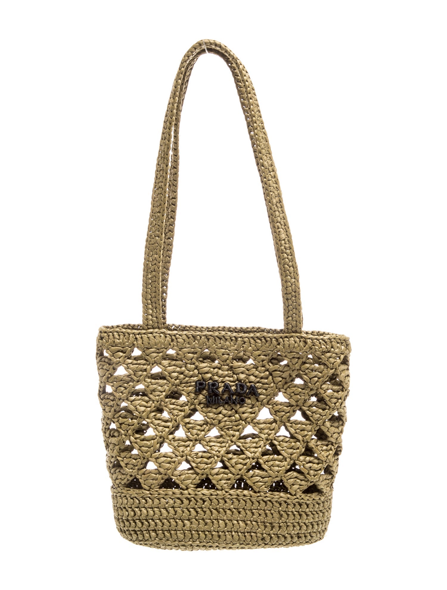 Raffia Grass Crochet Tote Bag Mini w/ Tags