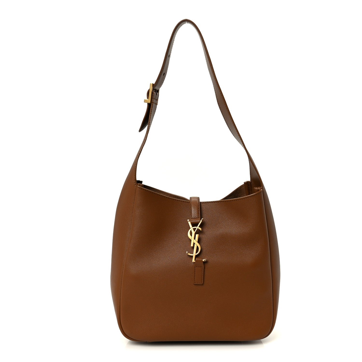 Saint Laurent Smooth Calfskin Small Le 5 A 7 Soft Hobo Fox