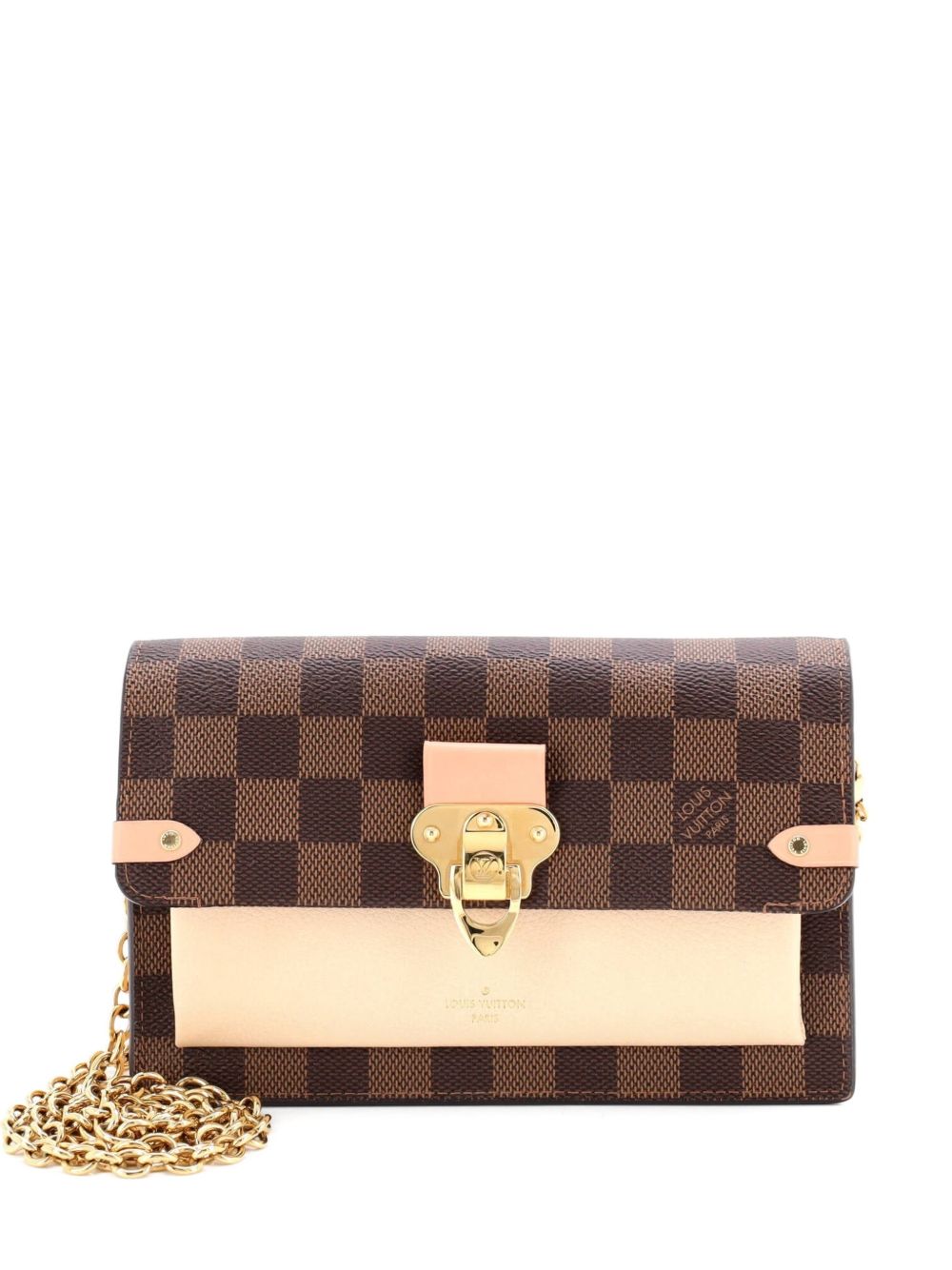 Vavin Chain Wallet NM Damier with Leather crossbody bag