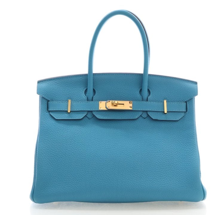 Hermes Turquoise Togo Birkin 30