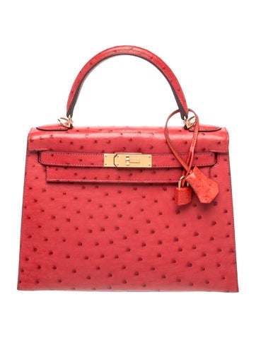 Ostrich Kelly II Sellier 28