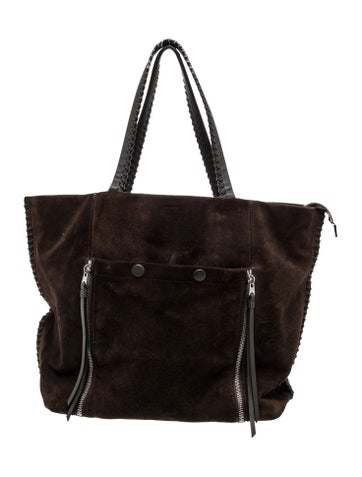 Suede Messenger Bag
