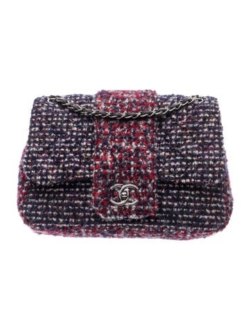 Tweed Elementary Chic Flap Bag
