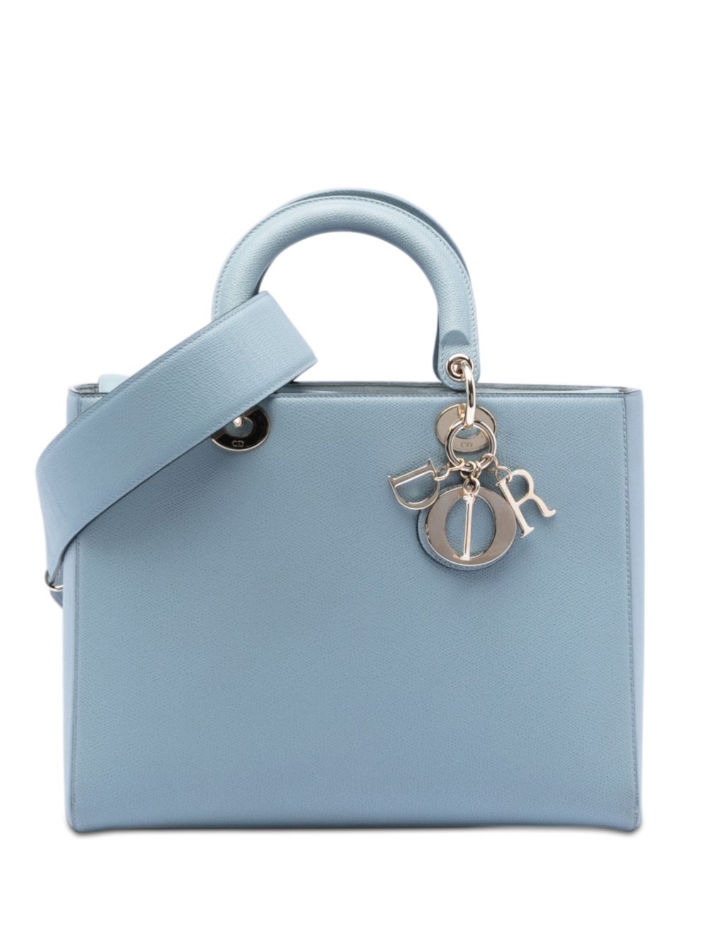 2018 Large Grained Calfskin Lady Dior satchel