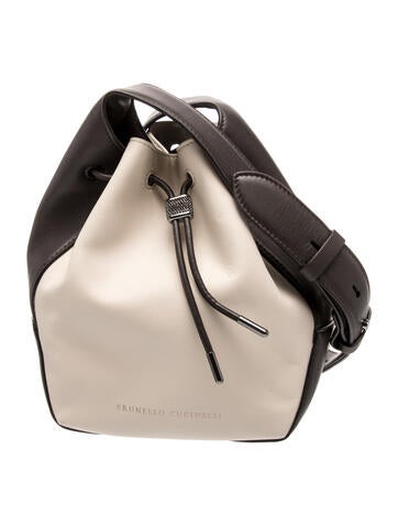 Brunello Cucinelli Leather Shoulder Bag w/ Tags