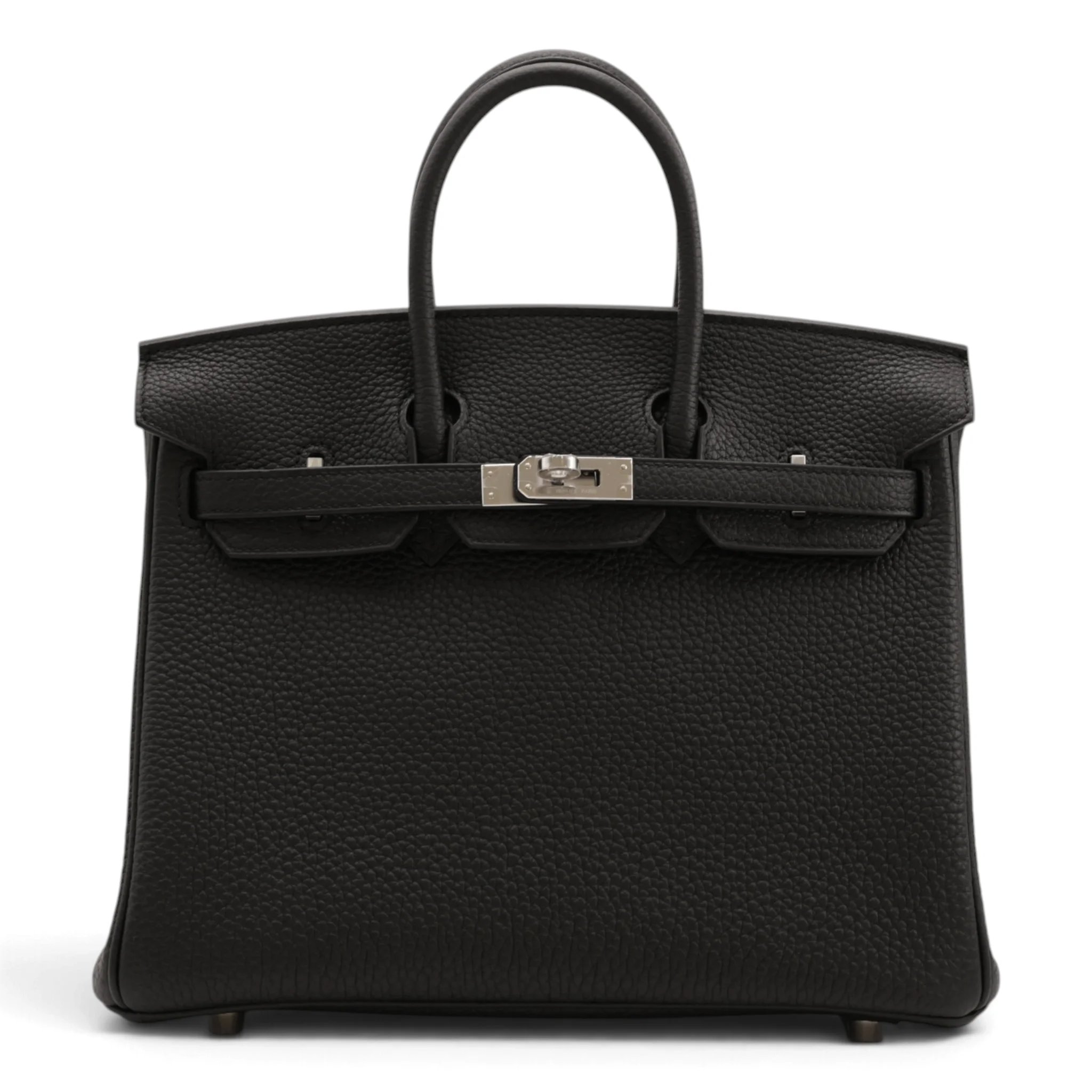 Brand New ( Rank N ) HERMÈS Birkin 25 Noir (89) Togo Palladium hardware G (2026)